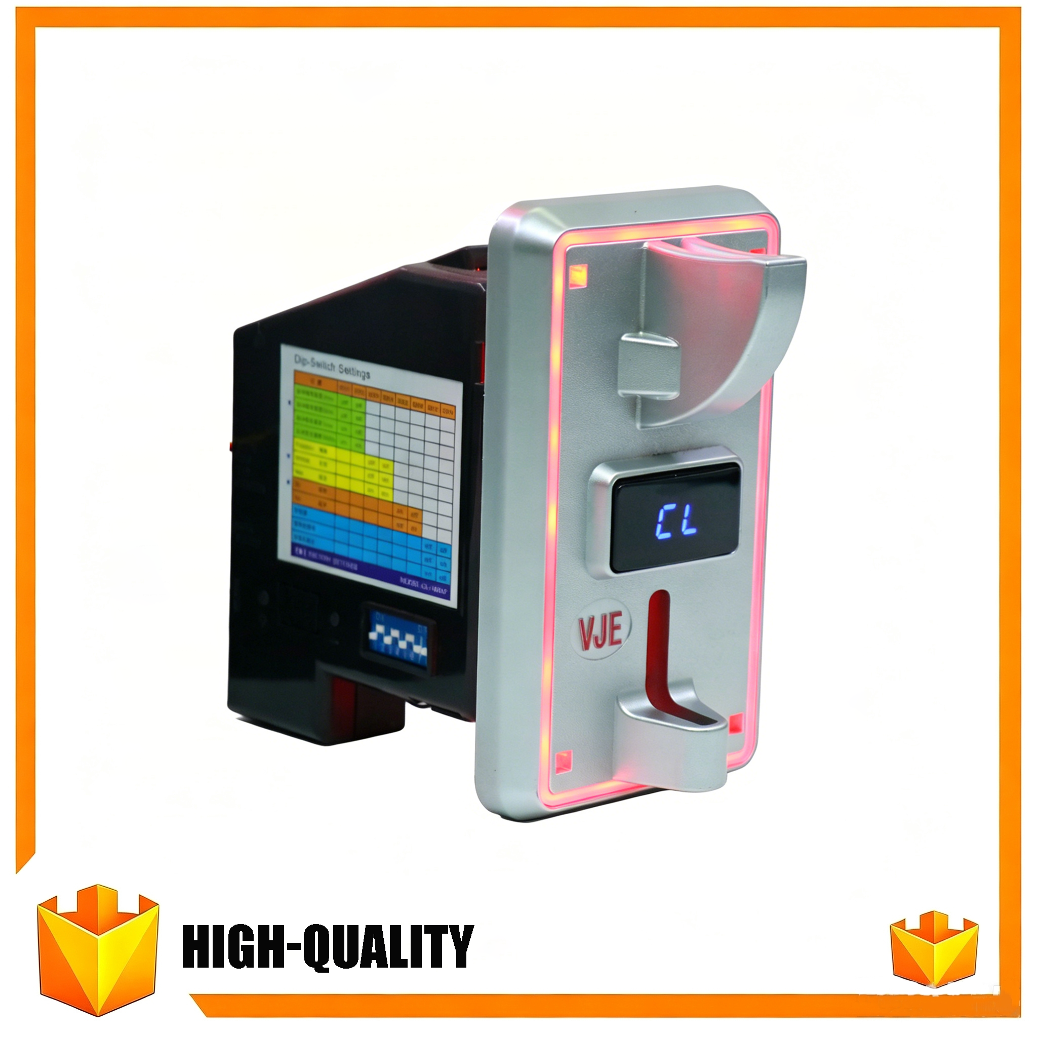 1 CL-168K LED Multi-Coin Selector(Anti Theft . Quick Coin InsertionType) - 图片 1