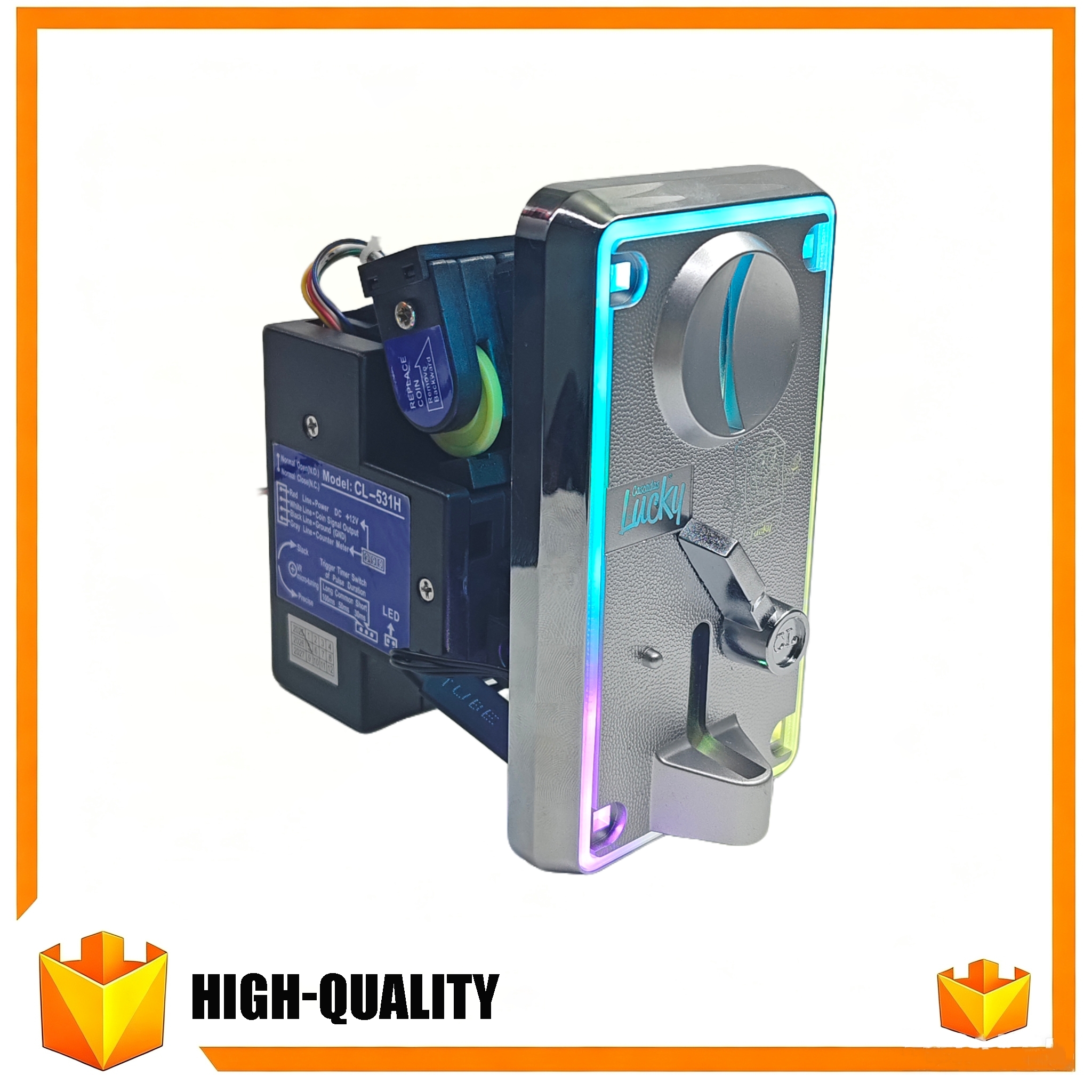 1 CL-531HP (Custom Series) LED Single Currency Coin Seletor (Anti Theft Type) - 图片 1